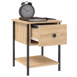 VidaXL 825856 nightstand/bedside table Oak - Additional view 5