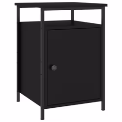 VidaXL 825864 nightstand/bedside table Black