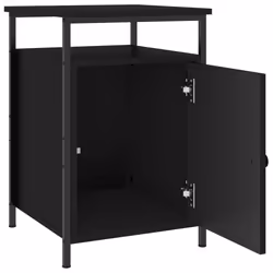 VidaXL 825864 nightstand/bedside table Black - Additional view 6