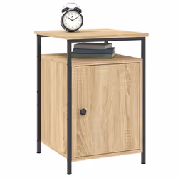 VidaXL 825866 nightstand/bedside table Oak - Additional view 4