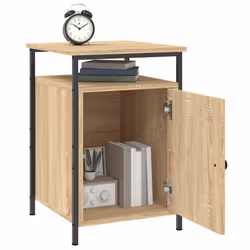 VidaXL 825866 nightstand/bedside table Oak - Additional view 5
