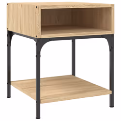 VidaXL 825876 nightstand/bedside table Oak - Additional view 4