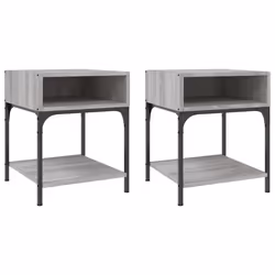 VidaXL 825880, Oak, Iron, Wood, 400 mm, 410 mm, 500 mm, 2 pc(s)