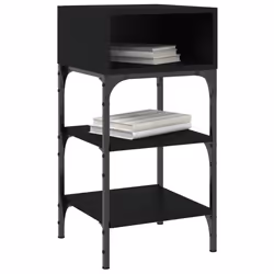 VidaXL 825884 nightstand/bedside table Black - Additional view 3