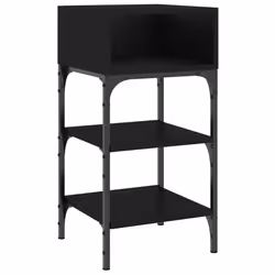 VidaXL 825884 nightstand/bedside table Black - Additional view 4
