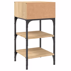 VidaXL 825886 nightstand/bedside table Oak - Additional view 7