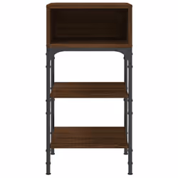 vidaXL Bedside Tables Side Table Nightstand 2 pcs Sonoma Oak Engineered Wood - brown oak, 2 pcs - Additional view 4
