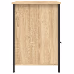 vidaXL Bedside Cabinets Bedside Table Side Table 2 pcs Black Engineered Wood - sonoma oak, 2 pcs - Additional view 7
