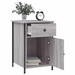 VidaXL 825909 nightstand/bedside table Oak - Additional view 4