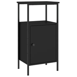 VidaXL 825923 nightstand/bedside table Black