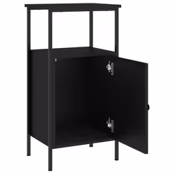 VidaXL 825923 nightstand/bedside table Black - Additional view 6