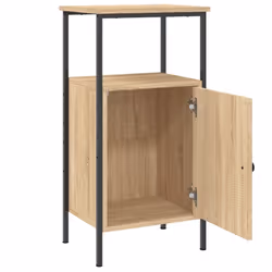 vidaXL Bedside Cabinet Side Bed Table Nightstand Sonoma Oak Engineered Wood - sonoma oak - Additional view 5