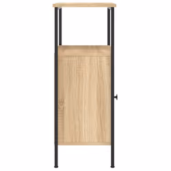 vidaXL Bedside Cabinet Side Bed Table Nightstand Sonoma Oak Engineered Wood - sonoma oak - Additional view 6