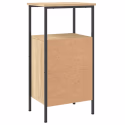 vidaXL Bedside Cabinet Side Bed Table Nightstand Sonoma Oak Engineered Wood - sonoma oak - Additional view 7