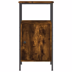 vidaXL Bedside Cabinets Side Table Nightstand 2 pcs Sonoma Oak Engineered Wood - smoked oak, 2 pcs - Additional view 5