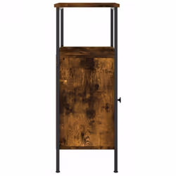 vidaXL Bedside Cabinets Side Table Nightstand 2 pcs Sonoma Oak Engineered Wood - smoked oak, 2 pcs - Additional view 7