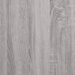 vidaXL Bedside Cabinet Side Bed Table Nightstand Sonoma Oak Engineered Wood - grey sonoma