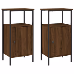 VidaXL 825932, Oak, Iron, Wood, 410 mm, 310 mm, 800 mm, 2 pc(s)