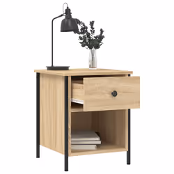 VidaXL 825935 nightstand/bedside table Oak - Additional view 4