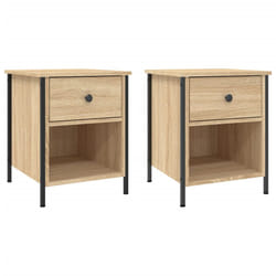 VidaXL 825936 nightstand/bedside table Oak