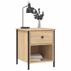 VidaXL 825936 nightstand/bedside table Oak - Additional view 4