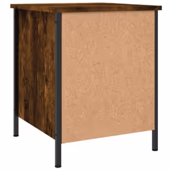 vidaXL Bedside Cabinets Nightstand Bed Table 2 pcs Sonoma Oak Engineered Wood - smoked oak, 2 pcs - Additional view 8