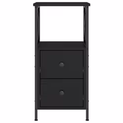 VidaXL 825943 nightstand/bedside table Black - Additional view 6