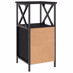 VidaXL 825943 nightstand/bedside table Black - Additional view 8
