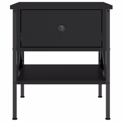 VidaXL 825953 nightstand/bedside table Black - Additional view 5