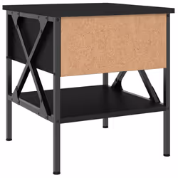VidaXL 825953 nightstand/bedside table Black - Additional view 8