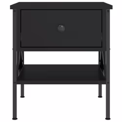 VidaXL 825954 nightstand/bedside table Black - Additional view 6