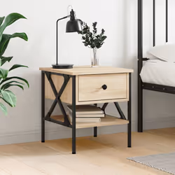 VidaXL 825955 nightstand/bedside table Oak