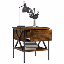 VidaXL 825958 nightstand/bedside table Oak - Additional view 4