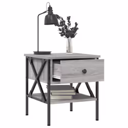 VidaXL 825960 nightstand/bedside table Oak - Additional view 4