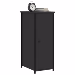 VidaXL 825964 nightstand/bedside table Black