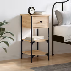VidaXL 825975 nightstand/bedside table Oak