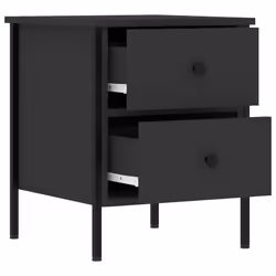 VidaXL 825984 nightstand/bedside table Black - Additional view 7