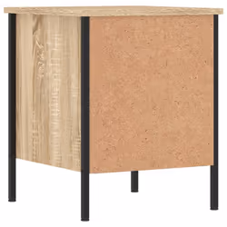 vidaXL Bedside Cabinets Side Table Nightstand Bedside Table Engineered Wood - sonoma oak - Additional view 5