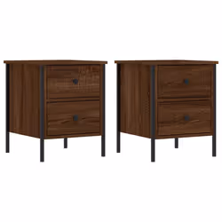 VidaXL 825992, Oak, Iron, Wood, 400 mm, 420 mm, 500 mm, 2 pc(s)
