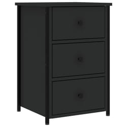 VidaXL 825993 nightstand/bedside table Black