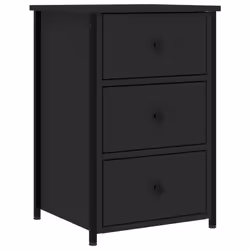 VidaXL 825994 nightstand/bedside table Black - Additional view 5