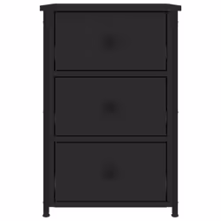 VidaXL 825994 nightstand/bedside table Black - Additional view 6