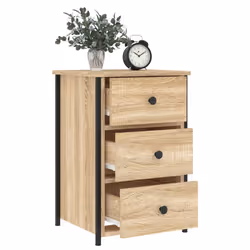 VidaXL 825995 nightstand/bedside table Oak - Additional view 4