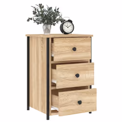 VidaXL 825996 nightstand/bedside table Oak - Additional view 4