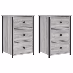 VidaXL 826000, Oak, Iron, Wood, 400 mm, 360 mm, 600 mm, 2 pc(s)