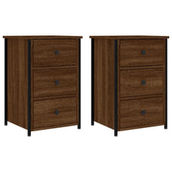 VidaXL 826002 nightstand/bedside table Oak