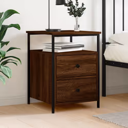 VidaXL 826011 nightstand/bedside table Oak