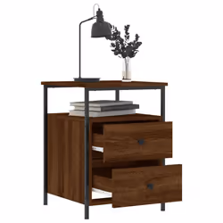 VidaXL 826011 nightstand/bedside table Oak - Additional view 4