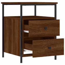 VidaXL 826011 nightstand/bedside table Oak - Additional view 6