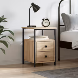 VidaXL 826015 nightstand/bedside table Oak